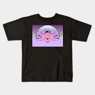 The Dreaming lady - Japanese Style art - Yabisan Kids T-Shirt